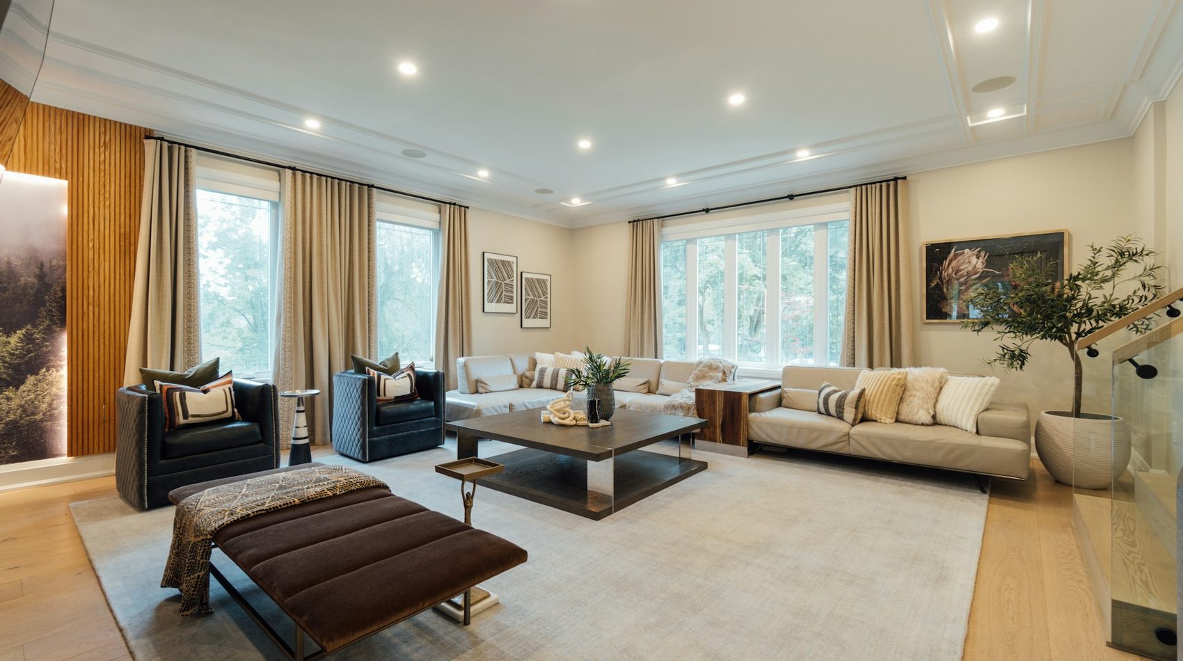 A living room completed by JA Foundation